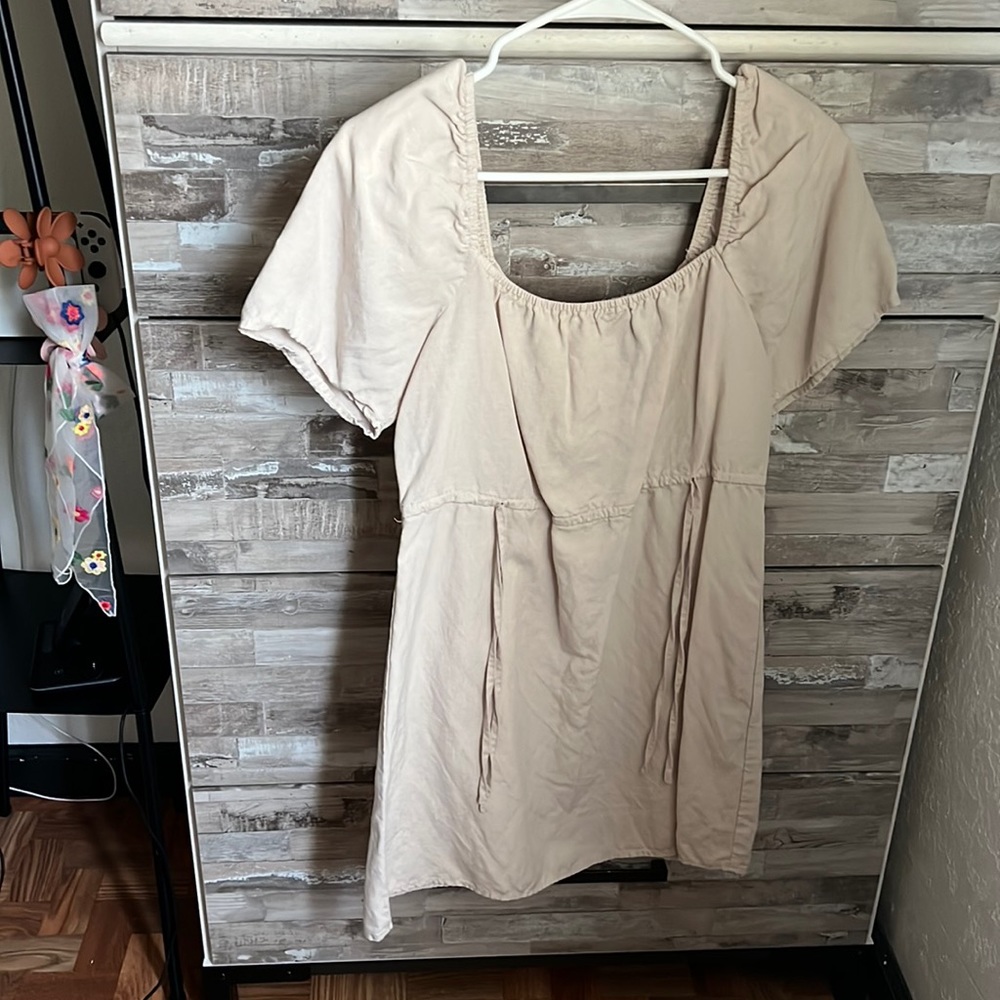 Tan mini dress from forever 21